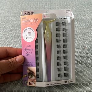 Kiss imPRESS-On Falsies Eyelash Clusters, Wispy & Natural